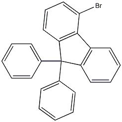 4-BroMo-9,9-diphenyl fluorene Structure