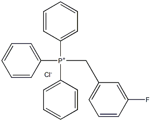 (3-Fluorobenzyl)(trisphenyl)phosphonium chloride Structure