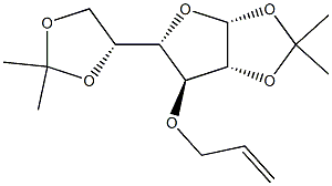 3-O-Allyl-1,2:5,6-di-O-isopropylidene-a-D-galactofuranose Structure