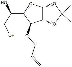 3-O-Allyl-1,2-O-isopropylidene-a-D-galactofuranose 구조식 이미지