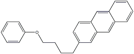 2-(4-phenoxybutyl)anthracene 구조식 이미지