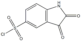 2,3-Dihydro-2,3-dioxo-1H-indole 5-sulfonyl chloride Structure