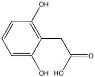 2,6-dihydroxyphenylacetic acid 구조식 이미지