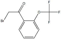 2-bromo-2'-trifluoromethoxyacetophenone Structure