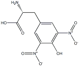 3,5-dinitro-D-tyrosine Structure