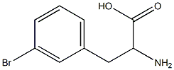 3-bromo-DL-phenylalanine Structure