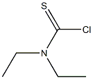 Diethylaminothiocarbonyl chloride Structure