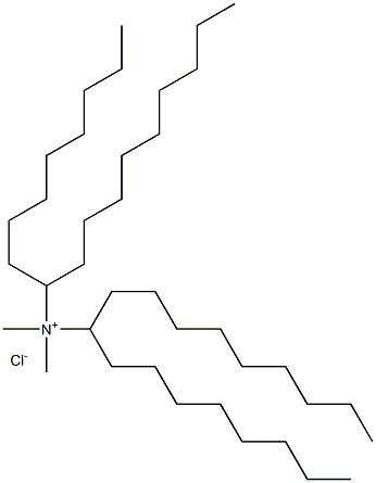 Bis(octyl, decyl) dimethyl ammonium chloride Structure
