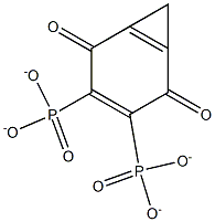 Methylene quinone diphosphonate 구조식 이미지