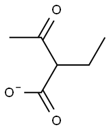2-ethyl acetoacetate 구조식 이미지