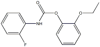 2-ETHOXYPHENYL N-(2-FLUOROPHENYL)CARBAMATE 구조식 이미지