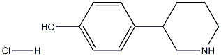 4-(piperidin-3-yl)phenol hydrochloride Structure