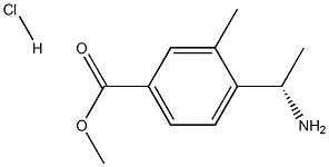 METHYL 4-((1S)-1-AMINOETHYL)-3-METHYLBENZOATE HYDROCHLORIDE Structure