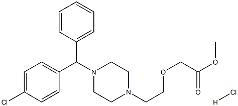 Cetirizine Methyl Ester HCl Structure