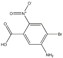 5-Amino-4-bromo-2-nitro-benzoic acid 구조식 이미지