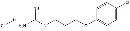 1-(3-(4-chlorophenoxy)propyl)guanidine hydrochloride Structure