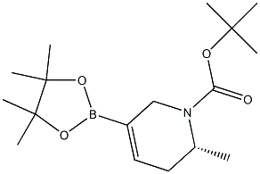 tert-butyl (2R)-2-methyl-5-(4,4,5,5-tetramethyl-1,3,2-dioxaborolan-2-yl)-3,6-dihydro-2H-pyridine-1-carboxylate Structure