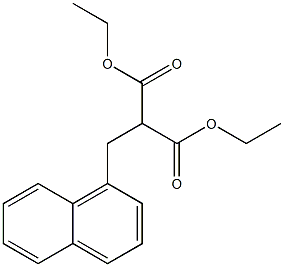 Diethyl (1-Naphthylmethyl)malonate 구조식 이미지