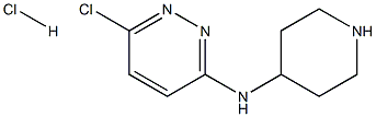 6-Chloro-N-(piperidin-4-yl)pyridazin-3-amine hydrochloride Structure