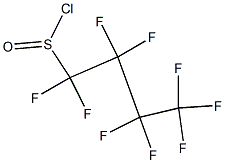 Perfluorobutylsulfinyl chloride Structure