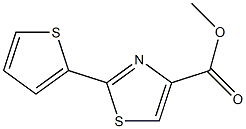 Methyl 2-thienyl-4-thiazolecarboxylate Structure