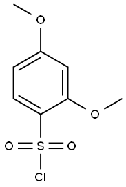 2,4-Dimethoxy-benzenesulfonyl chloride 구조식 이미지