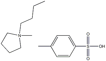 1-butyl-1-methylpyrrolidine p-toluenesulfonate Structure