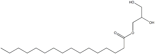 Glyceryl palmitate (1,1,1-13C3, 99%) 구조식 이미지