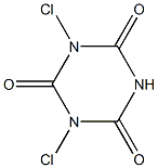 CIS-dichloroisocyanuric acid 구조식 이미지