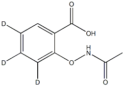 N-acetylaminosalicylic acid-D3 구조식 이미지