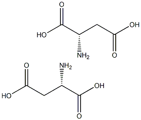 L-ASPARTIC ACID L-Aspartate 구조식 이미지