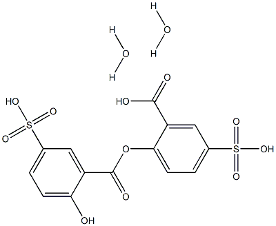 5-SULFOSALICYLIC ACID 5-sulfosalicylic acid, dihydrate 구조식 이미지