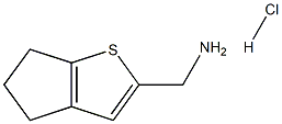 {4H,5H,6H-cyclopenta[b]thiophen-2-yl}methanamine hydrochloride Structure