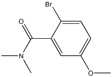 2-BROMO-5-METHOXY-N,N-DIMETHYL-BENZAMIDE 구조식 이미지