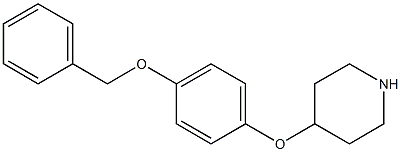 4-[4-(BENZYLOXY)PHENOXY]PIPERIDINE 구조식 이미지