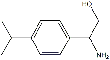 2-AMINO-2-(4-ISOPROPYLPHENYL)ETHANOL 구조식 이미지