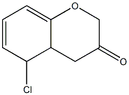 5-chloro-3-dihydrochromanone 구조식 이미지