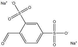 BENZALDEHYDE-2,4-DISULPHONIC ACID DISODIUM SALT 구조식 이미지