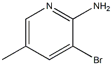 2-AMINO-3-BROMO-5-PICOLINE 구조식 이미지