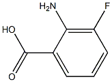 3-fluoro-2-aminobenzoic acid Structure
