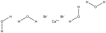 Calcium bromide tetrahydrate 구조식 이미지