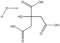 Citric acid monohydrate Structure