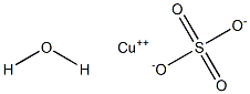 Copper (II) sulfate hydrate Structure