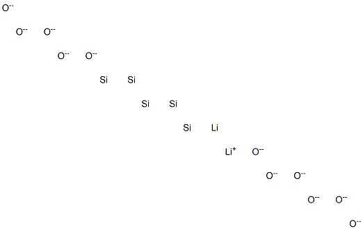 Dilithium pentasilicon undecaoxide 구조식 이미지