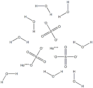 Holmium(III) sulfate octahydrate 구조식 이미지