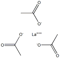 Lanthanum(III) acetate 구조식 이미지