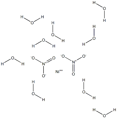 Nickel(II) nitrate nonahydrate Structure