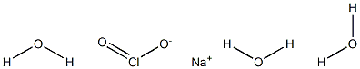 Sodium chlorite trihydrate 구조식 이미지