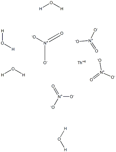 Thorium(IV) nitrate tetrahydrate Structure