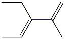 2-METHYL-3-ETHYL-1,3-PENTADIENE 구조식 이미지